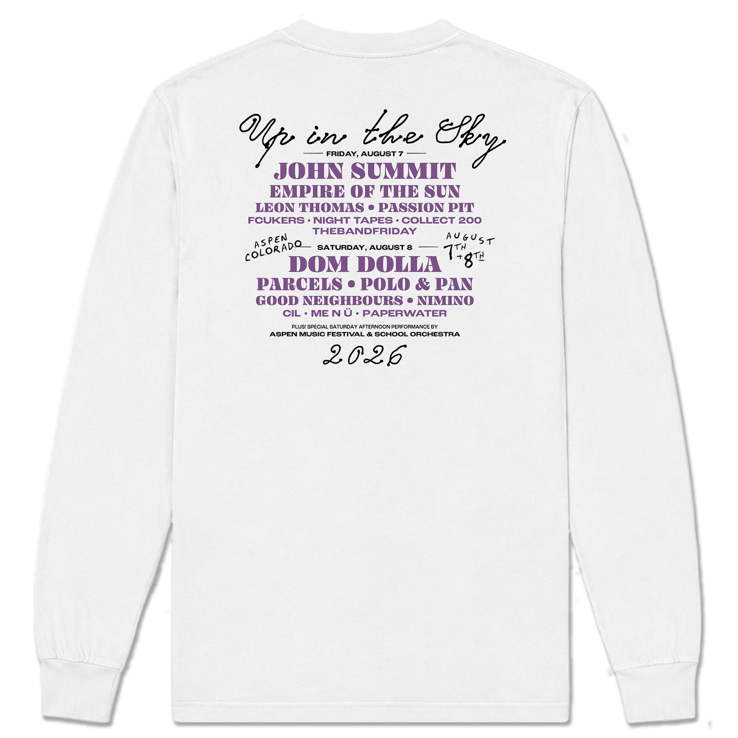 Disco Longsleeve Lineup Tee